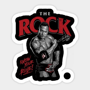 The Rock Know Your Role Sticker